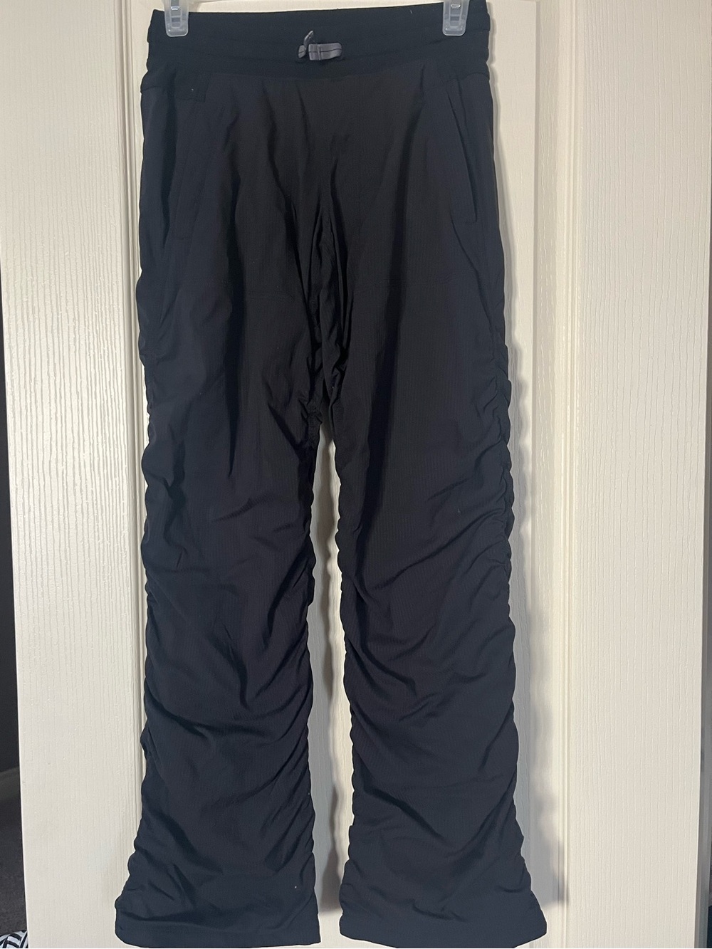 ivivva girls 12 black studio pants athleisure athletic dance yoga activewear